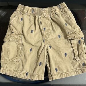 Lightning thunder bolt boys toddler cargo Shorts